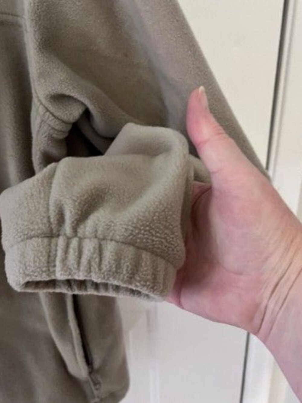 Columbia Steens Mountain 2.0 Full Zip Fleece Jacket Mens XL Canteen Gray Green - Picture 4 of 5